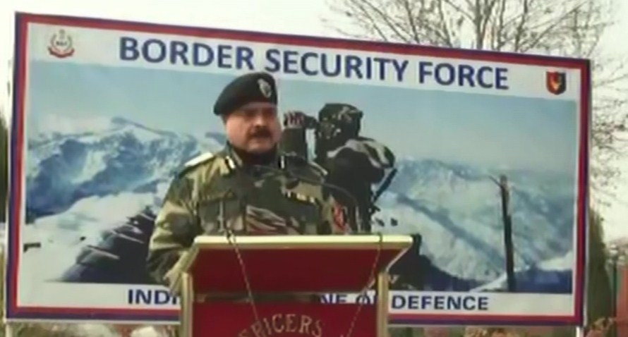 J&K: BSF personnel celebrates 56th Raising Day in Srinagar 
