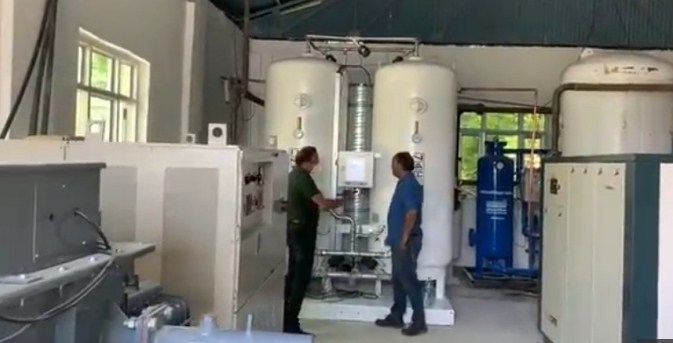 Another 1000 LPM medical oxygen plant made operational in Srinagar