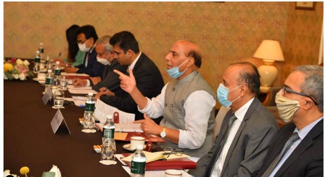 Rajnath tells China minister aggressive behaviour by PLA is in violation of bilateral agreement