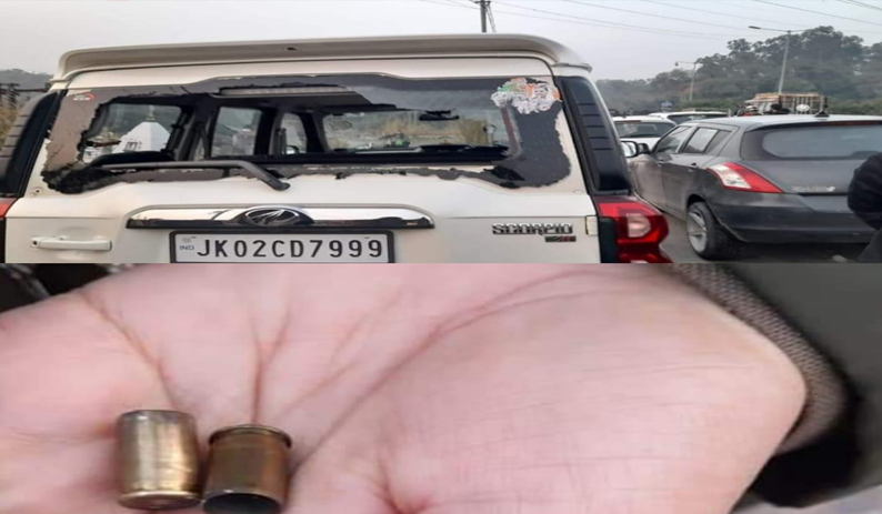 BJP worker escapes unhurt as gunmen target his vehicle in Jammu