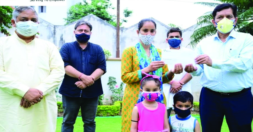 JK Bank CMD hands compensation cheques to kin of deceased ATM guard