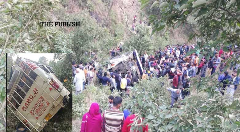 Nine dead, 38 injured in bus accident on Poonch-Rajouri-Jammu Highway