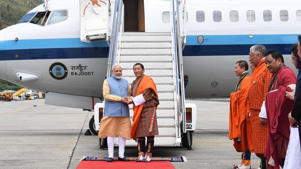 PM Narendra Modi in Bhutan, aims to diversify ties as China factor looms