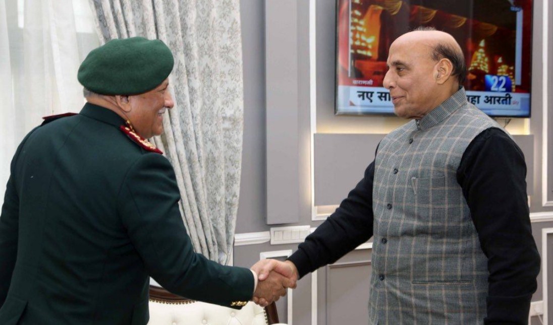CDS General Rawat Meets Defence Minister