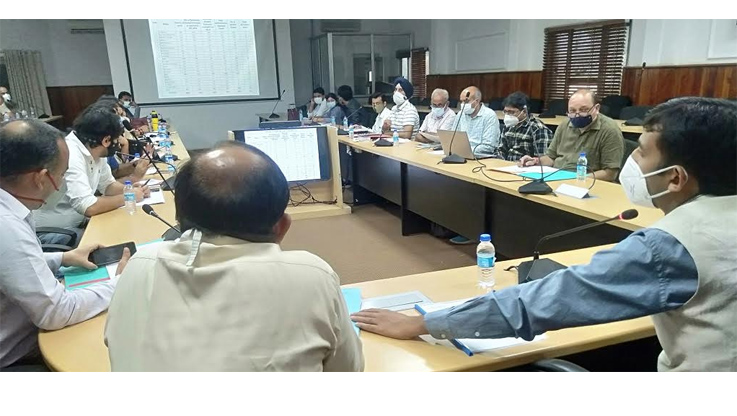 DC Jammu reviews progress under Capex Budget 2021-22