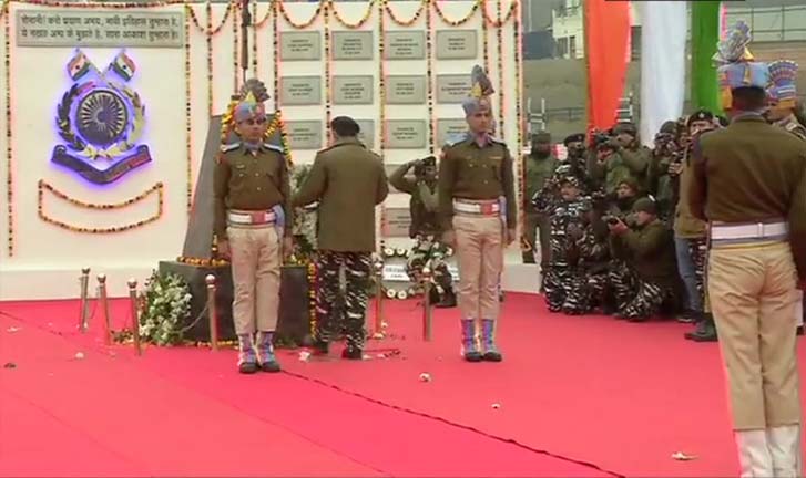 CRPF dedicates memorial to 40 Pulwama attack martyrs in J&K