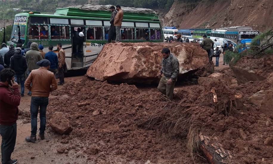 J&K: National highway closed due to fresh landslides