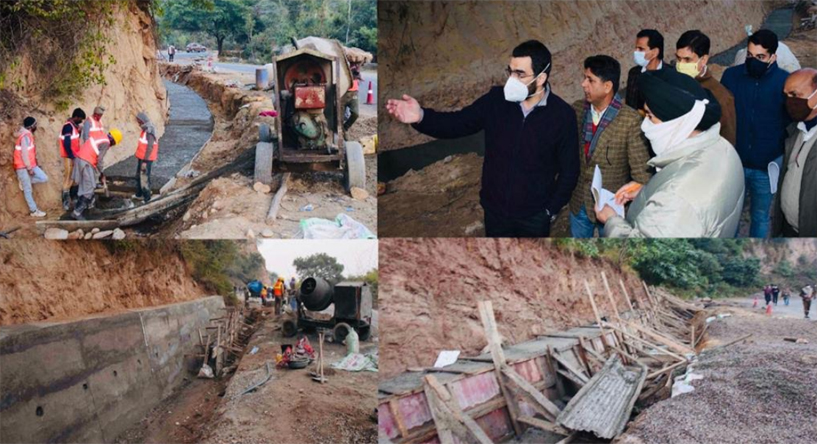   CEO ERA Issues strict directions to complete Ongoing Works on Sidhra-Surinsar Road within 7 months