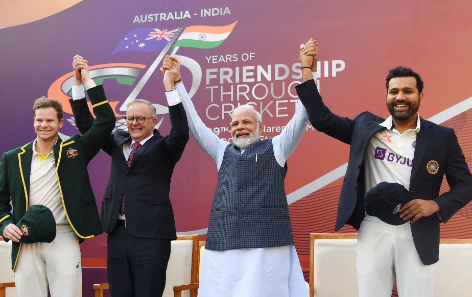 PM Modi, Albanese arrive ahead of India-Australia Test match; take round of sprawling stadium