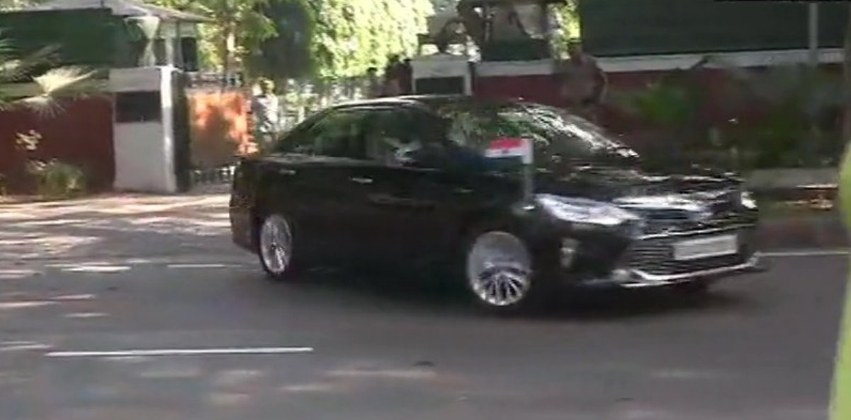 Chief Justice of India Ranjan Gogoi leaves for Supreme Court from his residence.