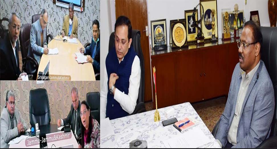 Lt Governor reviews the preparedness of Universities against COVID-19