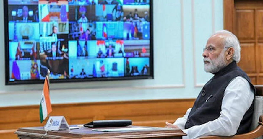  PM Modi holds video conference with CMs on coronavirus