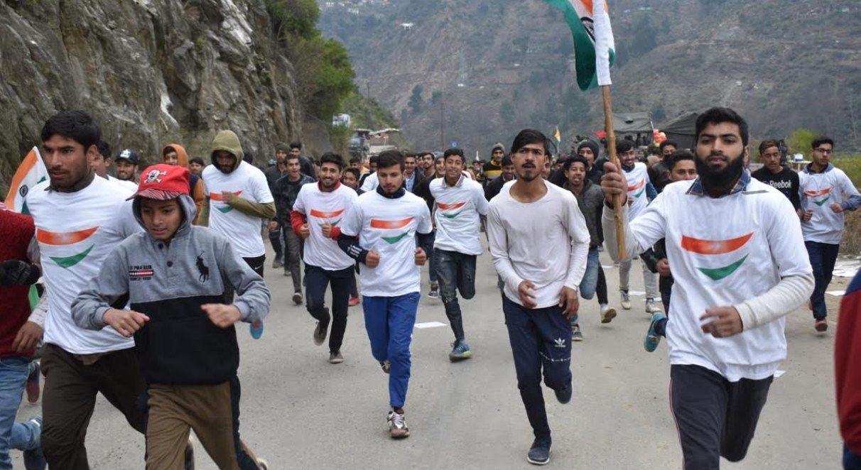 ARMY CONDUCTS “RUN FOR FUN TO CELEBRATE 71ST REPUBLIC DAY ON 25 JAN 2020 IN DODA