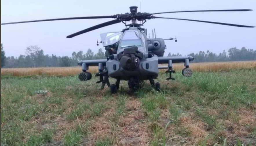 IAF’s new Apache helicopter makes emergency landing in Punjab