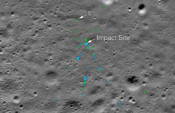 NASA spots Vikram Lander's crash site on moon, takes photos of debris