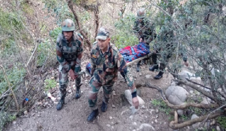 Army Rescues Civilian Injured In Road Accident In Jammu