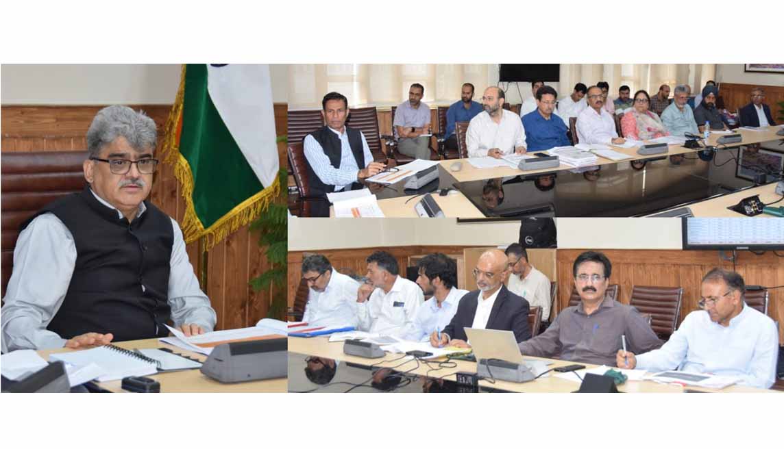Chief Secretary reviews status of power sector reforms taken across JK