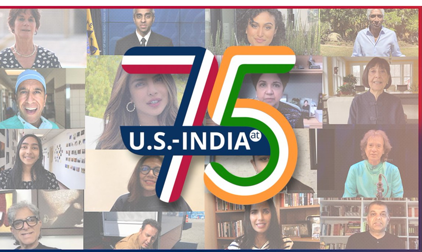 US joins with Indian diaspora luminaries to mark 75 years of ties with India