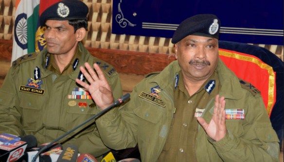 COVID-19: J&K DGP lauds cops for hard work