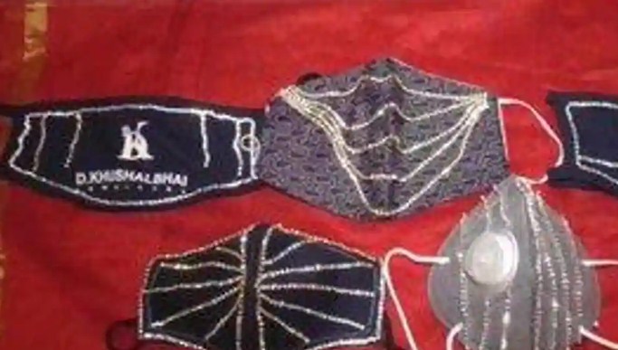 Jewellery shop in Surat selling diamond-studded masks worth lakhs