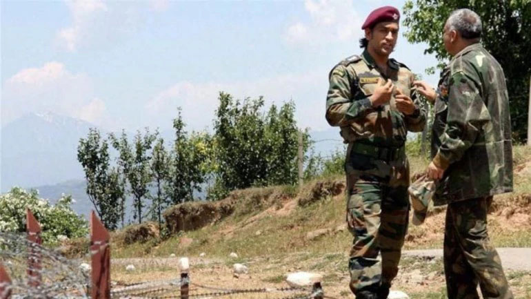 Lieutenant Colonel MS Dhoni deployed in Kashmir Valley as part of Victor Force