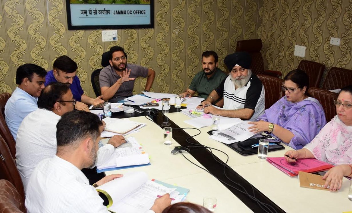 DC reviews working of health department, patient care scenario in Jammu District
