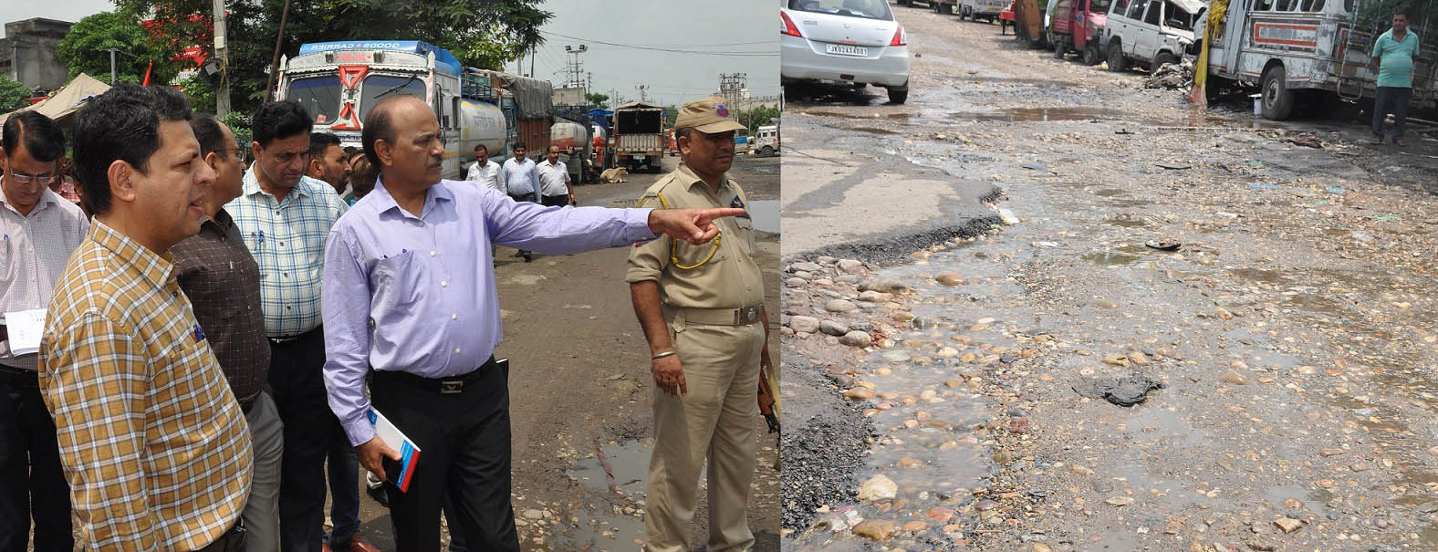 Div Com takes stock of dev requirements at Transport Nagar