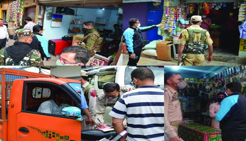 DDC Doda fines shopkeepers, shoppers for violating Covid SOPs