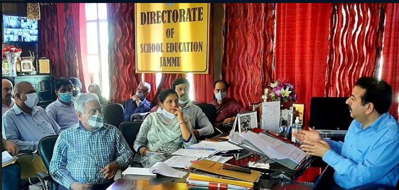 Director School Education Jammu chairs review meeting