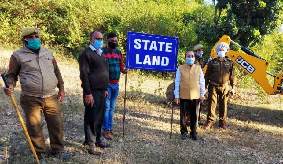 Anti encroachment drive: 157 Kanal prime land retrieved at Samba