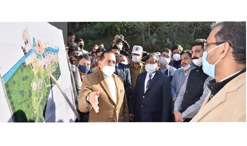 Dr Jitendra reviews progress on Devika Project at Udhampur
