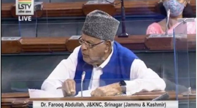 If talks can happen with China, why not with other neighbour: Abdullah in Lok Sabha