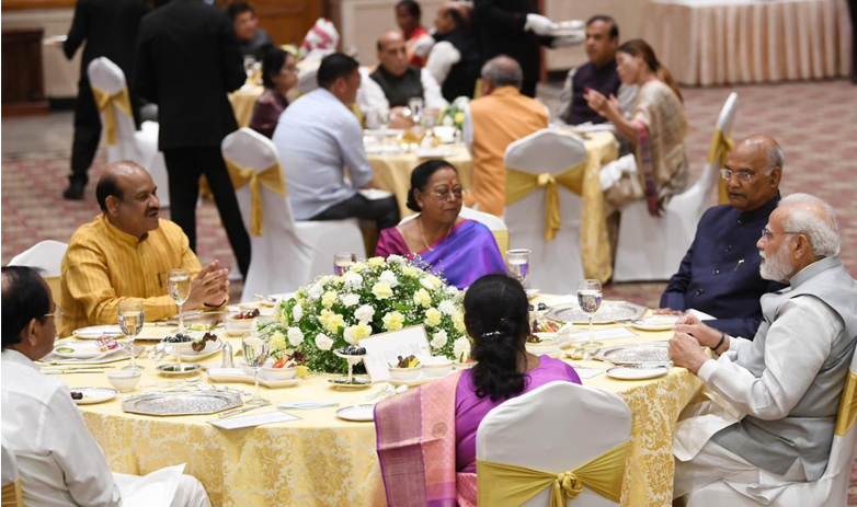 PM Narendra Modi hosts farewell dinner for outgoing President Ram Nath Kovind