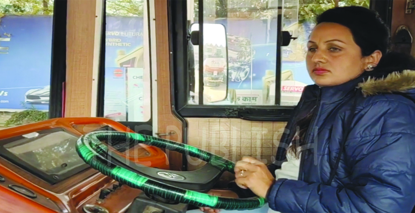 J&K gets first woman bus driver, ferries passengers from Kathua to Jammu
