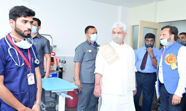   Lt Governor inaugurates 150-bedded Ujala Cygnus Kashmir Superspeciality Hospital in Nowgam