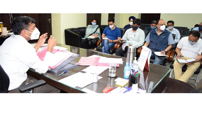 DC Jammu convenes series of meetings