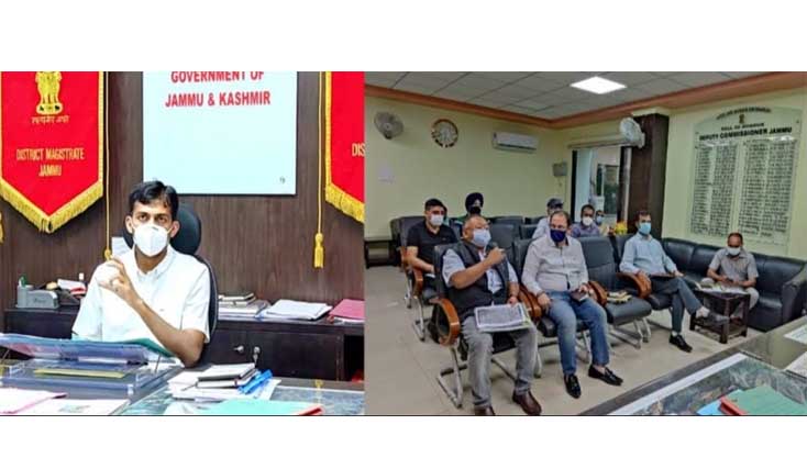 DC Jammu reviews progress of work on Jammu-Akhnoor four-lanning project