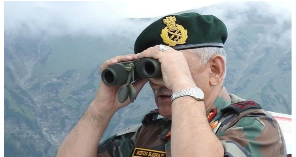Army Chief Bipin Rawat Reviews Security Situation along LoC in Jammu Region