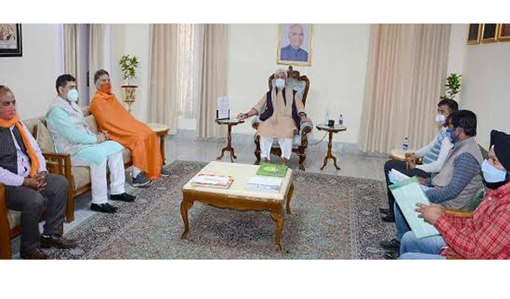 MP, ex-Legislators, public deputations call on Lt Governor
