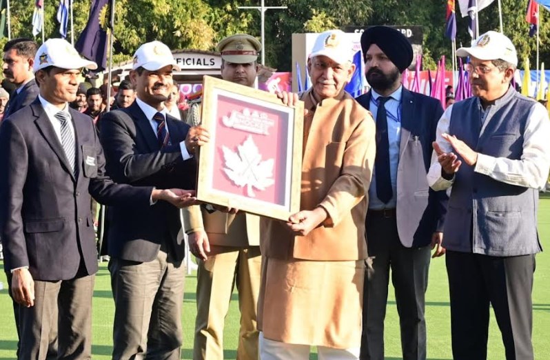 Lt Governor attends the closing ceremony of 72nd All India Police Hockey (Men/Women) Championship