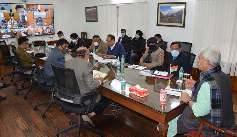 Lt Governor reviews winter preparedness & logistic arrangements of various departments