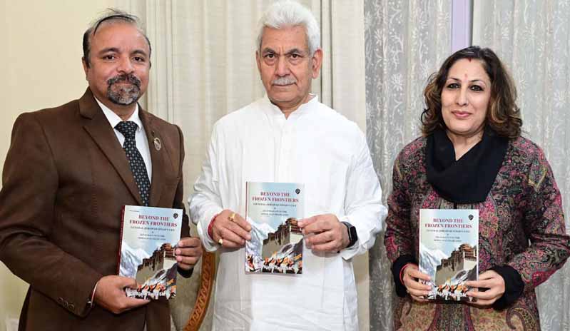 Lt Governor releases Col AK Raina’s book ‘Beyond the Frozen Frontiers’