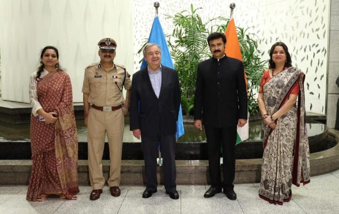 U.N. Secretary-General Guterres pays tributes to 26/11 terror attacks victims in Mumbai