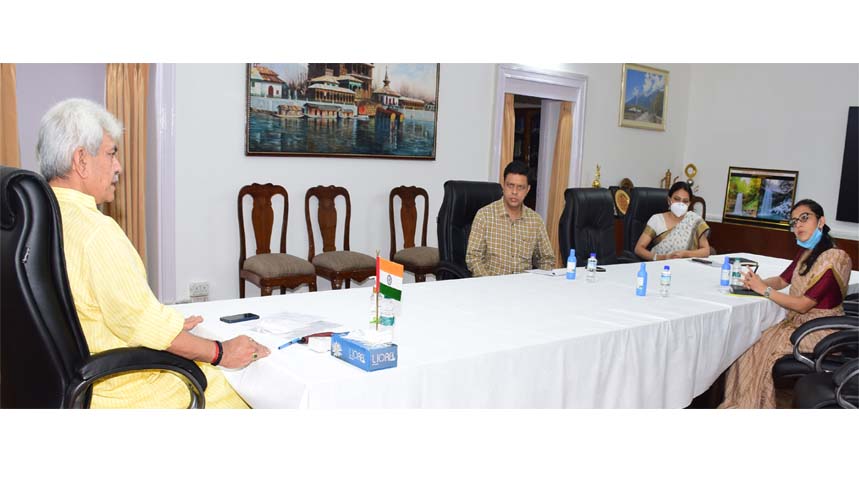 Lt Governor directs for improving Public Utility services & infra