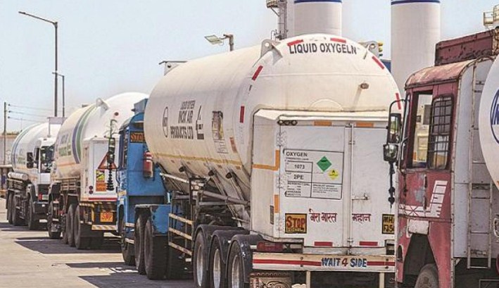 Oxygen tankers from Thailand arrive in India