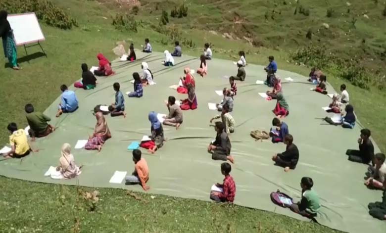 Army running free school for disadvantaged kids in J&K's Ramban amid COVID