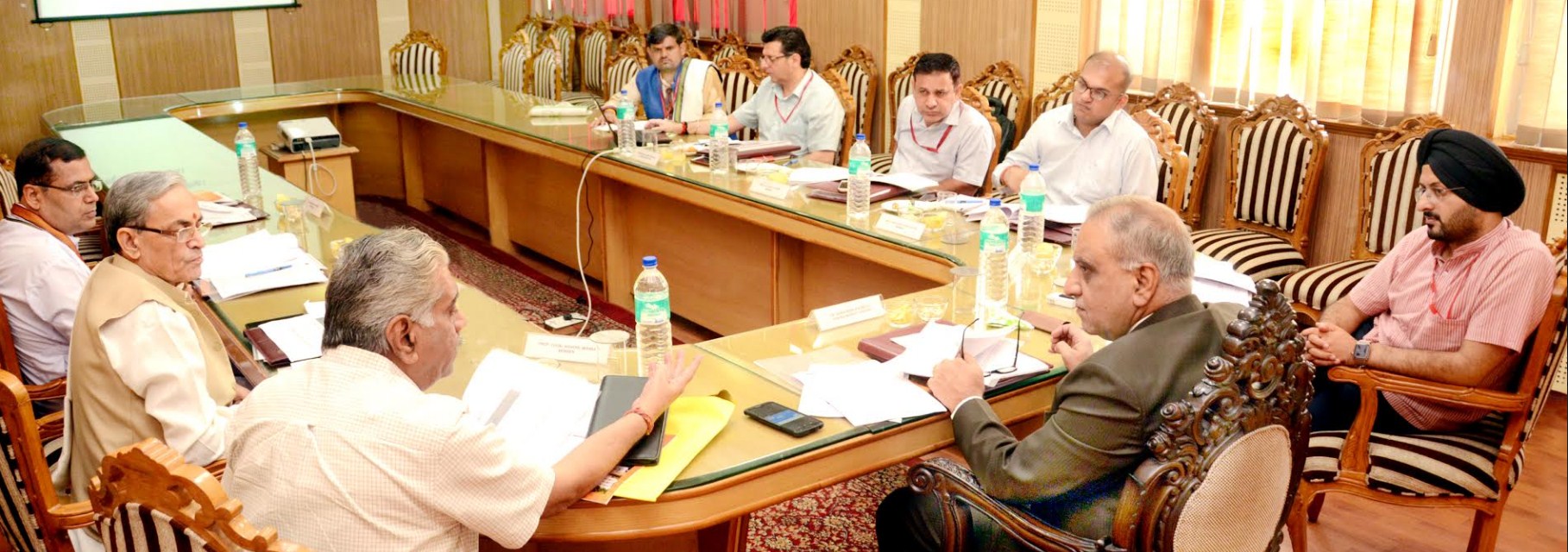 Governing Council reviews functioning of SMVD Gurukul