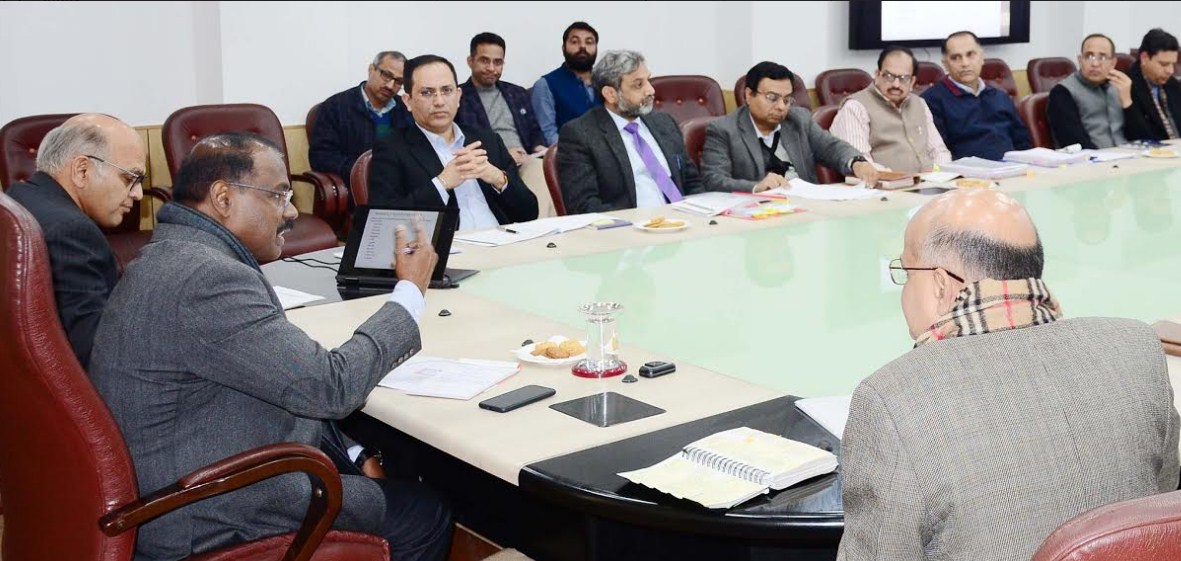 Lt. Governor reviews functioning of Geology and Mining deptt.
