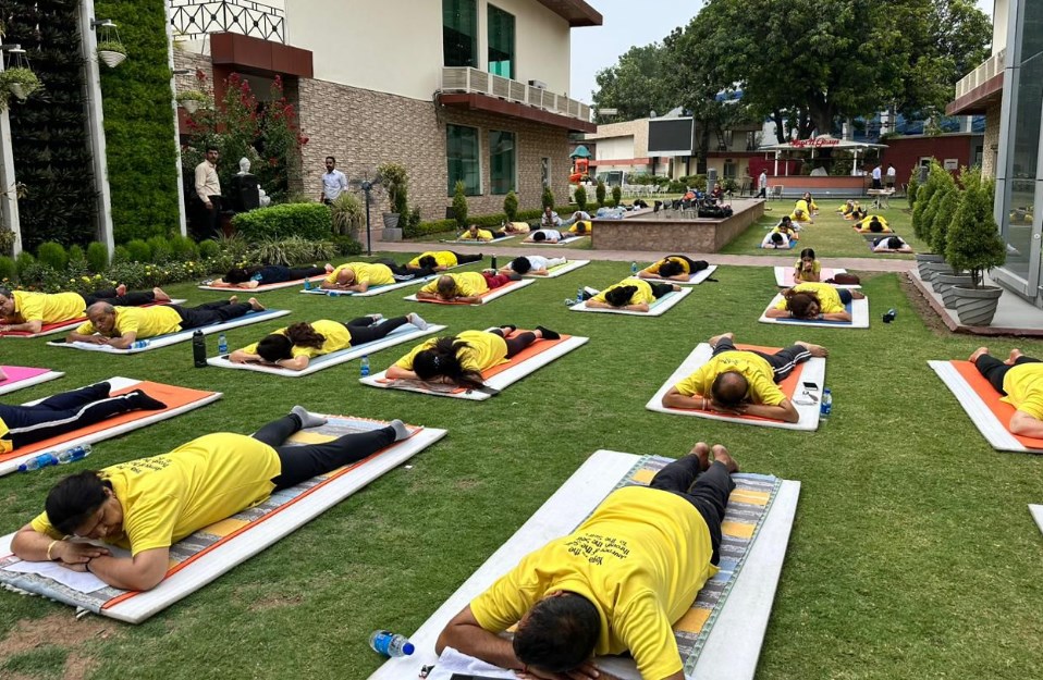 Jammu Club celebrates International Yoga Day with great enthusiasm