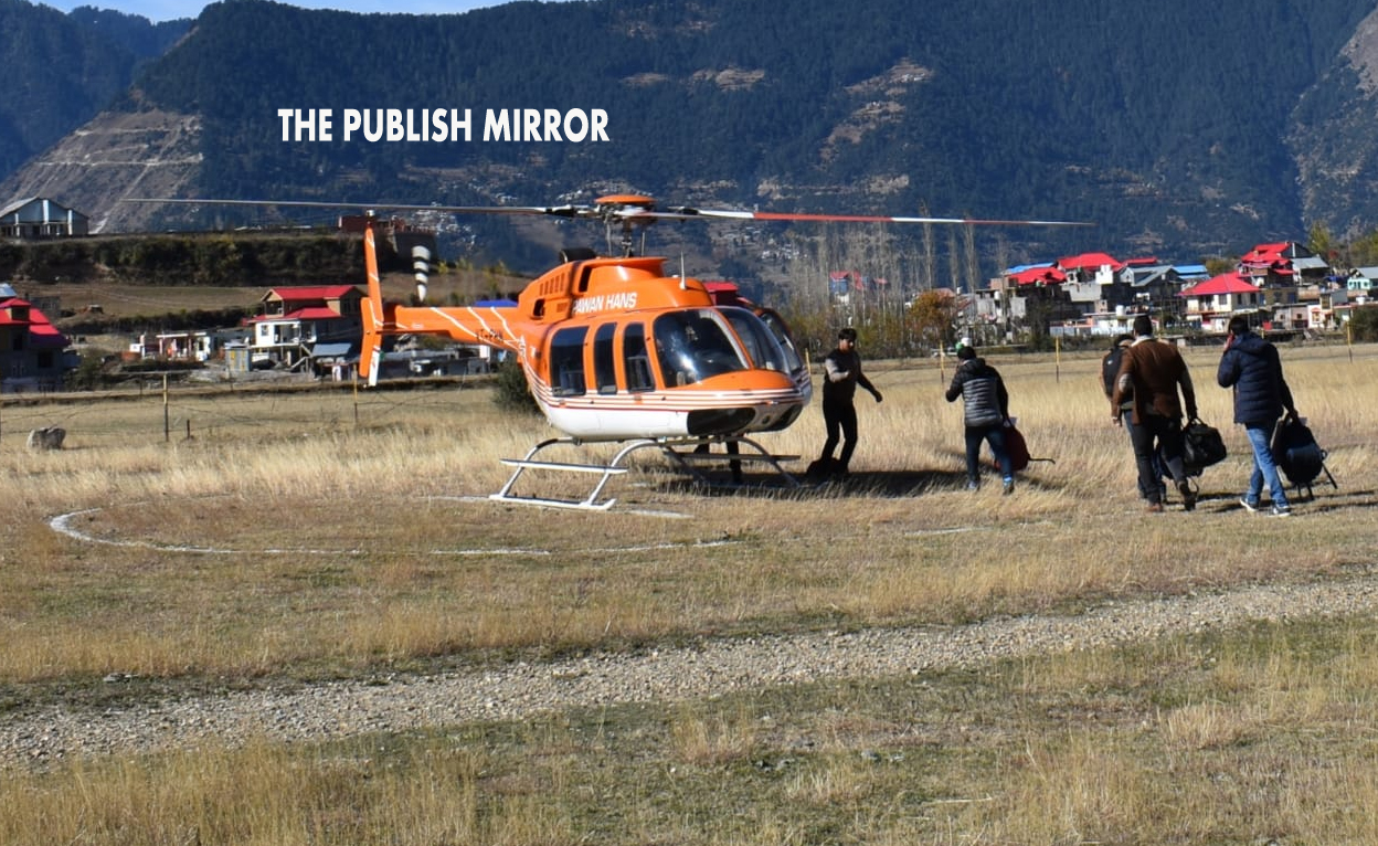 B2V-2: Visiting Officers dispatched through heli services in far flung areas of Kishtwar